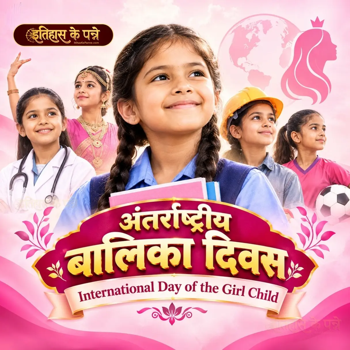 अंतर्राष्ट्रीय बालिका दिवस - International Day of the Girl Child : 11 October