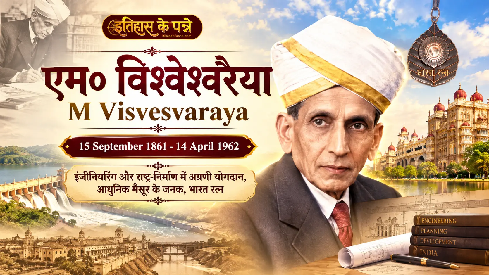 एम० विश्वेश्वरैया - M Visvesvaraya
