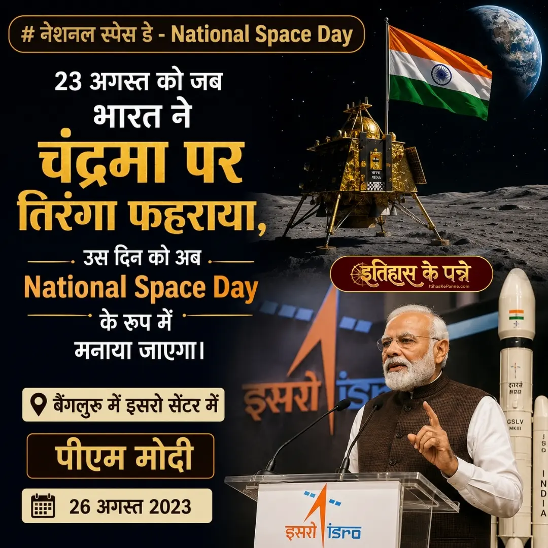National Space Day -  नेशनल स्पेस डे