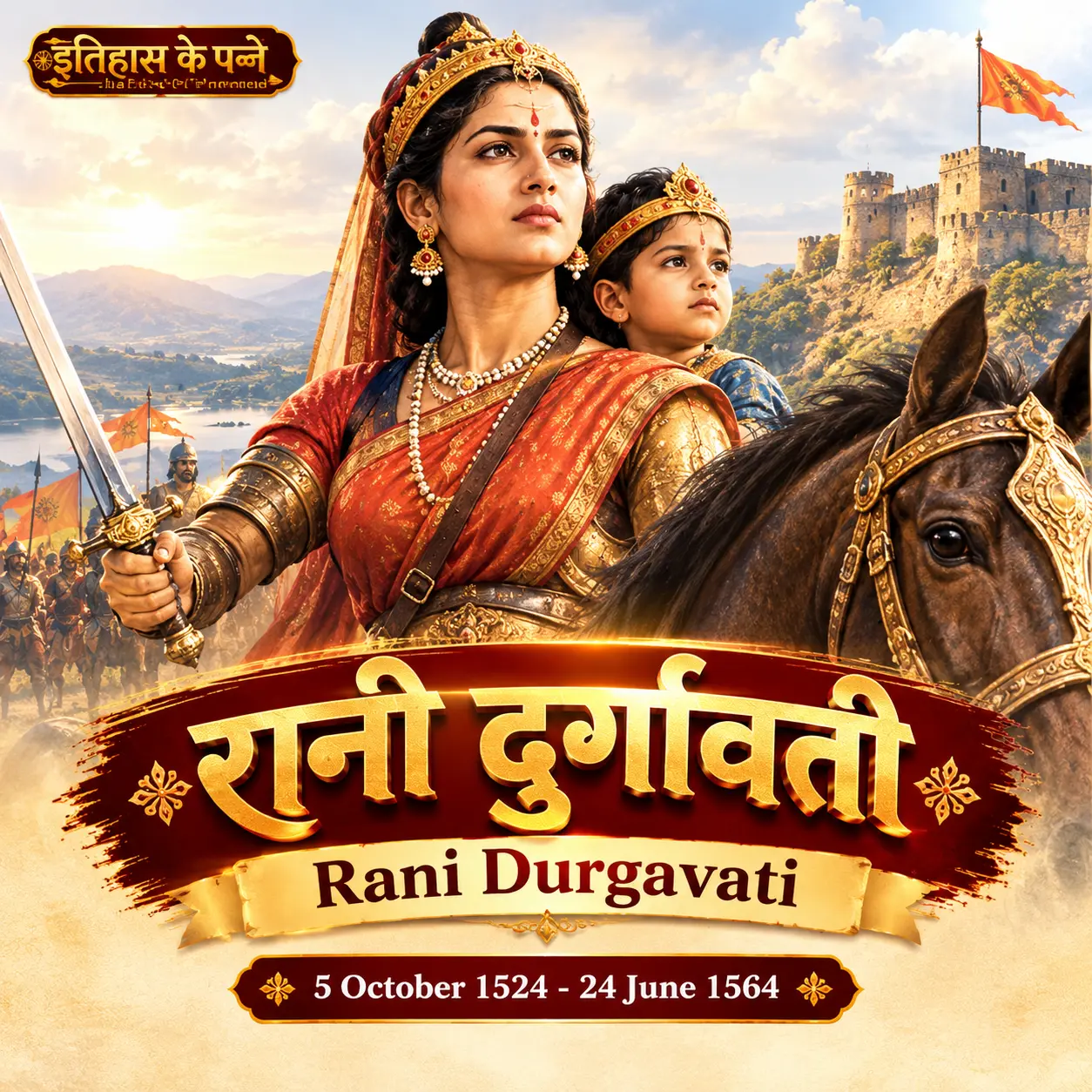 रानी दुर्गावती - Rani Durgavati