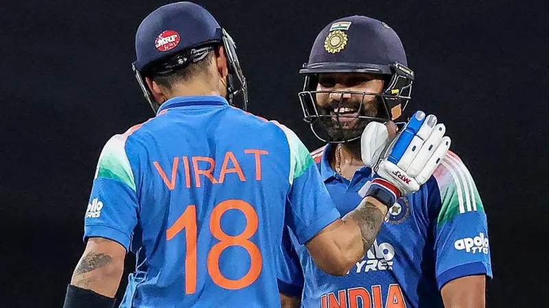 rohit and virat kohli