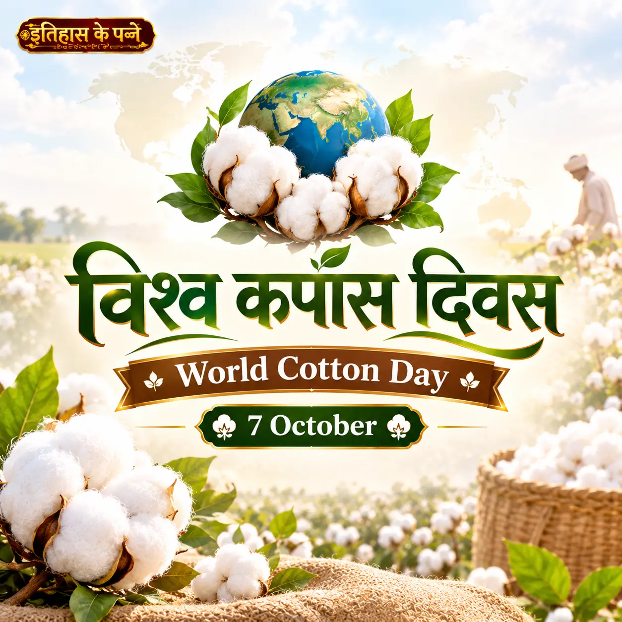 विश्व कपास दिवस - World Cotton Day
